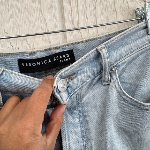 Veronica Beard Blake Light Wash Straight Leg Jeans size 29 - Picture 5 of 13